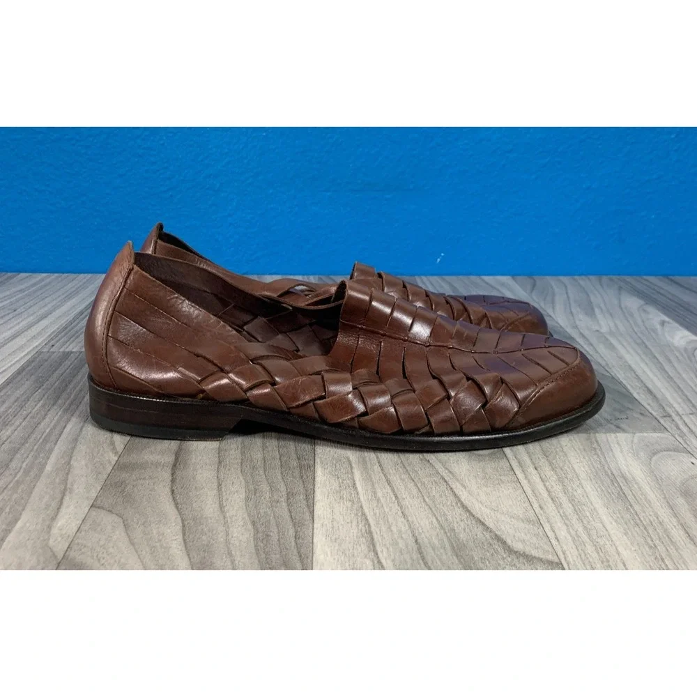 Cole Haan Resort Huarache Vintage Woven Leather Sandals Mens 10.5 D Shoes 09237